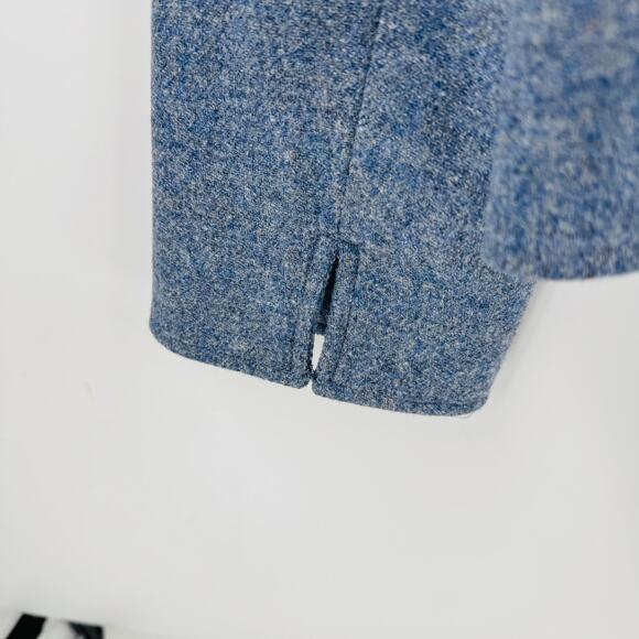 Talbots 100% Wool Blazer Women’s 14 Blue Gold Button Lined Classic Career Jacket - Picture 5 of 6